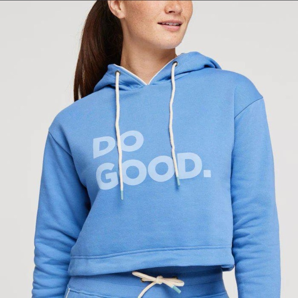 Cotopaxi Blue Hoodie with Logo